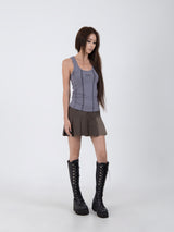 レースプリントタンクトップ / LACE PRINTED SLEEVELESS
