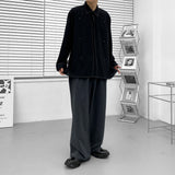 ステッチプリーツシャツ/MN Stitch Pleated Shirt (2 colors)