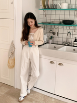 Trendy Loose Cotton Bizo Wide Pants (7color)