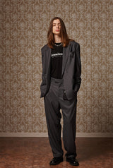 Buckle suit jacket - Charcol (4622118092918)