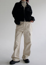 スエードステッチジャケット/Suede Stitch Jacket (2color)