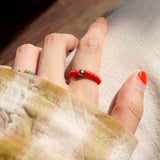 ムービースターパラフィンリング / [CCNMADE] MOVIE STAR Paraffin Ring (Scarlet)