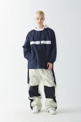 ニートフーデッドジャケット/BSR2223FWJK052 NEAT HOODED JACKET NAVY