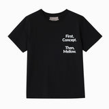 W14 ブラックコンセプトベーシックTシャツ