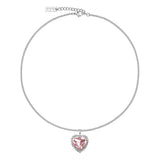 HIGHTEEN PRINCESS HEART CUBIC ZIRCONIA NECKLACE
