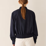 スプリングバンディングシャツ/Spring banding shirt_navy
