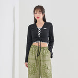 Xクロップカーディガン / (9101) X crop cardigan