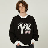 YK boucle artwork sweatshirt