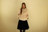 Snowflake fur jacket