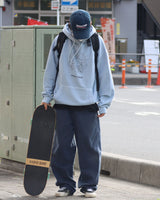 フラワーピグメントオーバーフィットアフーディー/Flower pigment over fit a hoodie_3color