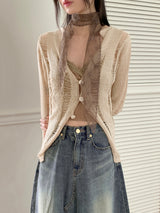 Hoken Vintage Suede Lace Autumn Strap Sleeveless