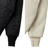 リバーシブルフリースジャンパー/REVERSIBLE FLEECE JUMPER-BLACK