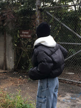 [BELLIDE MADE] スモーククリーミー2wayショートパッディング
