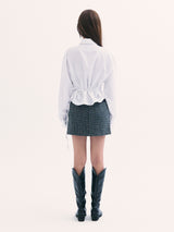 レオナシャーリングシャツ