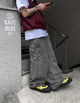 ピグメントワイドカーゴパンツ