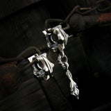 サジタD-1シルバーフープイヤリング / Sagitta-D1 silver hoop earring (4593081843830)