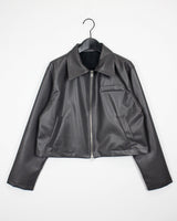 ミンクレザージャケット/Mink Leather Jacket (2color)