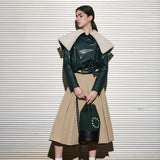 [UNISEX] LOGAN RIDER JACKET, DEEP GREEN (6626790146166)