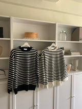 LMN Labo University Long-Sleeved Knitwear (2 colors)