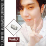 ラフ6-Sシルバーリング / Rough6-S silver ring (4596257063030)