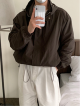 Nus. Hood Wind Jacket (Brown)