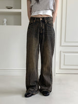 Portner Guze Washed Semi Bootcut Denim Pants