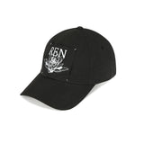 RENステッチキャップ/1 2 Ren stitch cap - BLACK