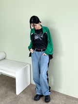 ペッパージャージジップアップ/pepper jersey zip-up