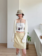 プレッツェルクロップカーディガン / Pretzel Crop Cardigan (4color)