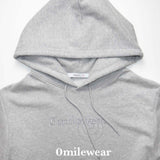 0MWタフカッティングフーディー_melange gray