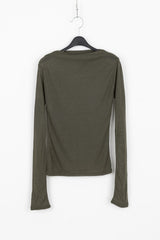 drape neck top(4colors)