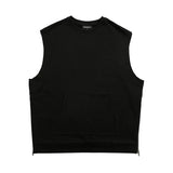 パウチポケットスリーブレスレットスウェットシャツ / POUCH POCKET SLEEVELESS SWEATSHIRT