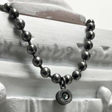 9mm ボールチェーン バレットバック ネックレス / [BLESSEDBULLET]9MM Ball chain BULLETBACK necklace