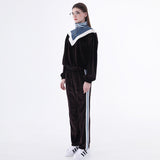ベルベットジョガーパンツ/0 3 brownie velvet jogger pants