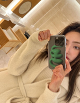 ペインティングオブジェクトフォーンケース / 3D Painting Object Phone Case Green
