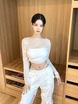ストラップレイヤードインナーショートパンツ