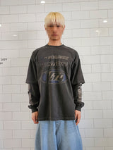 VENTIQUE ピグメントレーシングレイヤードロングスリーブ