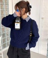 クラシックフィッシャーマンニット