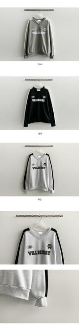[Fleece] Cyline V-neck sweatshirt