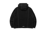 アウトステッチウィンドジャケット / OUT STITCH WIND JACKET_BLACK