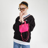 Logo mini cross bag [Magenta] (6610276450422)