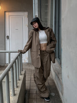 (UNISEX)ポケットストリングブレザー