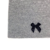リボンサマーニットビーニー / Ribbon Summer Knit Beanie [Gray]