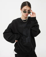 BRILLIANT CASTLE SWEATSHIRT-BLACK (6604477759606)