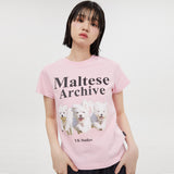 マルチーズアーカイブ半袖Tシャツ