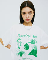 ネイチャーオブジェクトTシャツ/NATURE OBJECT TSHIRT-WHITE