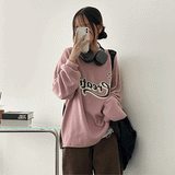 Crème Colored Fleece String Sweatshirt
