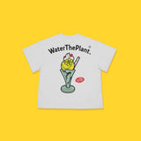 スマイリーミルクシェイクTシャツ / SMILEY MILKSHAKE TSHIRT | WHITE