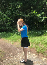 ピーキングプリーツバンディングスカート
