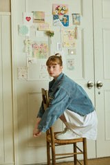 ROSETTE DENIM JACKET